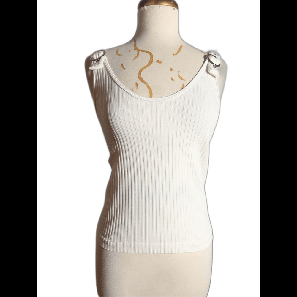 Bella Seamless Tank Top Size L/XL Y2K Grunge Dark Academia Coquette Indie